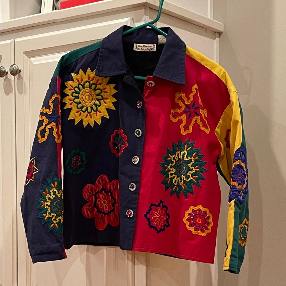 Vintage Colorful Cotton Jacket
